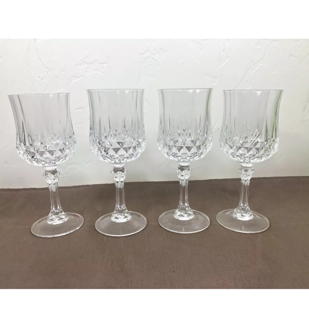 Cristal D’Arques  Crystal Goblets set of 4 Wine